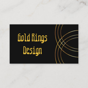 Gold Metallic Logo Visitekaartje
