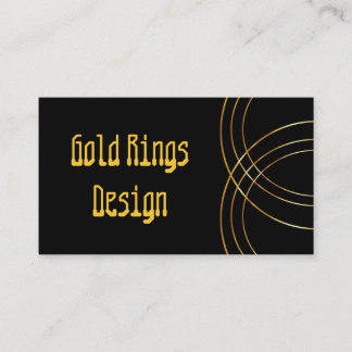 Gold Metallic Logo Visitekaartje
