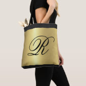 Gold Metallic look voor monogram Tote Bag (Dichtbij)
