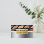 Gold Metallic | Makeup Palette Visitekaartje (Staand voorkant)