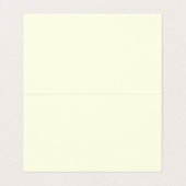 Gold Metallic Monogram | Juniper Branch Visitekaartje (Binnenkant ongevouwen)