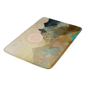 Gold Metallic Mountain Vista Landscape Badmat (Gekanteld)