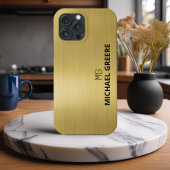 Gold Metallic Professional Case-Mate iPhone Case