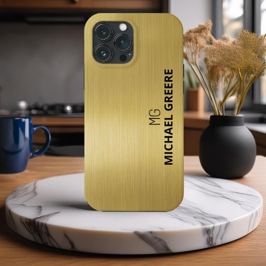 Gold Metallic Professional Case-Mate iPhone Case