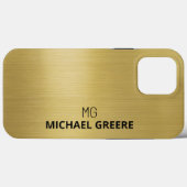 Gold Metallic Professional Case-Mate iPhone Case (Achterkant (horizontaal))