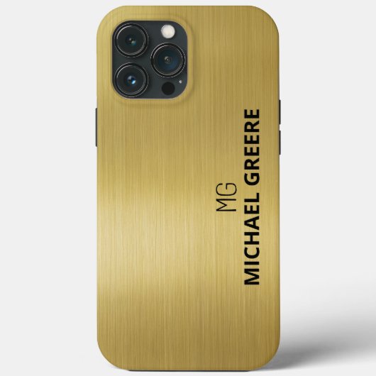 Gold Metallic Professional Case-Mate iPhone Case (Achterkant)