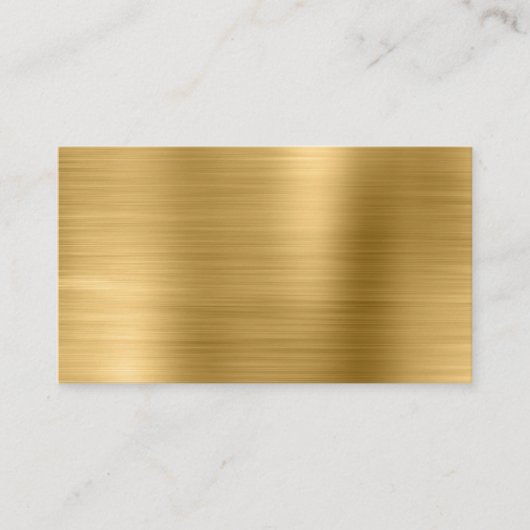 Gold Metallic Shimmer Folie Blank Plaatskaartje (Voorkant)