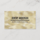 Gold Metallic Shimmer Shine Visitekaartje (Voorkant)