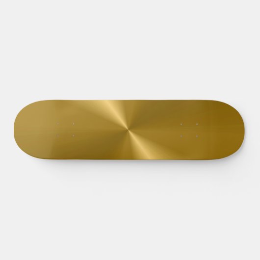 Gold Metallic Skateboard (Horizontaal)