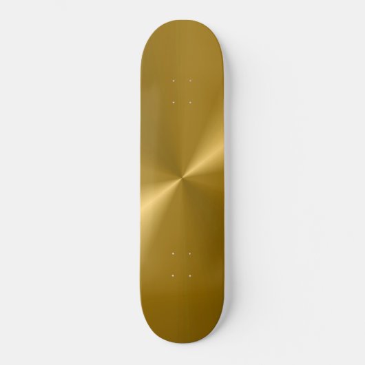 Gold Metallic Skateboard (Voorkant)