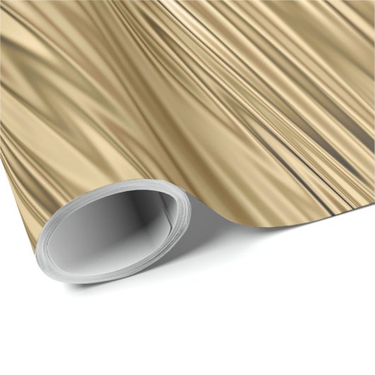 Gold Metallic textured look Cadeaupapier (Rol Hoek)
