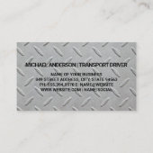 Gold Metallic Truck Logo | Staal Visitekaartje (Achterkant)