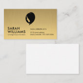 Gold Metallic | Womens Beauty Visitekaartje (Voorkant / Achterkant)