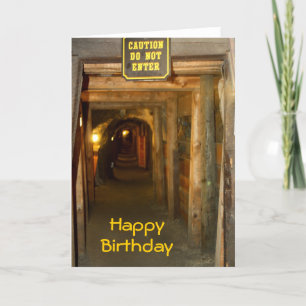Gold Mine Birthday-kaart Kaart