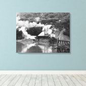 Gold Mine in Valdez, Alaska-foto Canvas Afdruk (Insitu (Houten vloer))