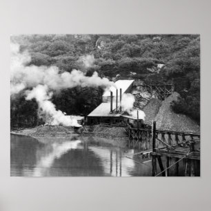 Gold Mine in Valdez, Alaska-foto Poster