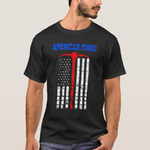 Gold Miner Trotse Amerikaanse mijnwerker Goudliefh T-shirt
