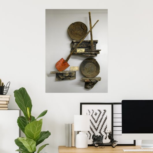 GOLD MINER'S TOOLS POSTER (Thuiskantoor)