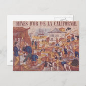 Gold Mines uit Californië Briefkaart (Voorkant / Achterkant)