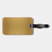 Gold Minimalist Always Find Your Way Home Bagagelabel (Achterkant horizontaal)