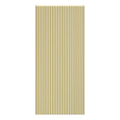 Gold Minimalist Dainty Script Wedding Menu Card (Achterkant)