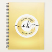 Gold Minimalist Elegant Logo Persoonlijke stylist Planner (Voorkant)