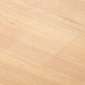 Gold Minimalist Modern Victorian Wedding Acryl Uitnodigingen (Laagn)