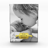 Gold Minimalist Moederdag Photo Block Fotoblokken (Voorkant)