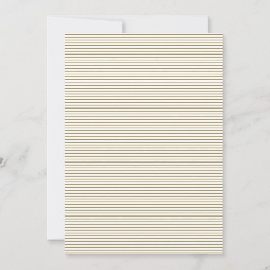 Gold Minimalist Script Save the Date Notice Kaart (Achterkant)