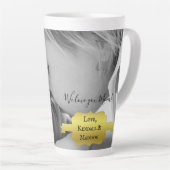 Gold-minimalistische foto-Moederdag latte Mok (Rechterhoek)