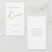 Gold minimum modern gokt hoeveel kussen je gebruik informatiekaartje (Voorkant / Achterkant)