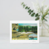 Gold Mining in California StateState Briefkaart (Staand voorkant)