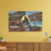 Gold Mining in Californië - Quarz, Dredge Canvas Afdruk (Insitu (Woonkamer))