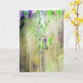 Gold Mist Wenskaart Kaart (Gele Bloem)