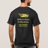 Gold Mobile - automatische uitwasmachine met infor T-shirt (Achterkant)