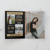 Gold Modern Block 5-Photo Afstuderen (Binnen)