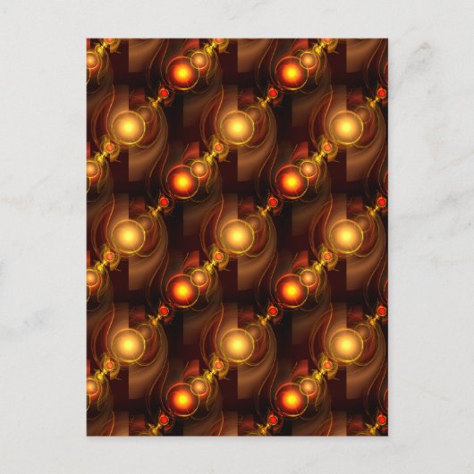 Gold Modern Boho Elegant Abstract Art Pattern #501 Briefkaart (Voorkant)
