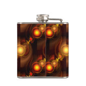 Gold Modern Boho Elegant Abstract Art Pattern #501 Heupfles (Achterkant)