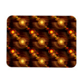 Gold Modern Boho Elegant Abstract Art Pattern #501 Magneet (Horizontaal)