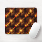 Gold Modern Boho Elegant Abstract Art Pattern #501 Muismat (Met muis)