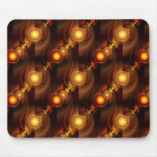 Gold Modern Boho Elegant Abstract Art Pattern #501 Muismat (Voorkant)