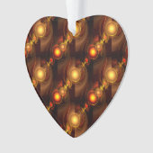 Gold Modern Boho Elegant Abstract Art Pattern #501 Ornament (voorkant)