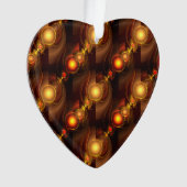 Gold Modern Boho Elegant Abstract Art Pattern #501 Ornament (voorkant)