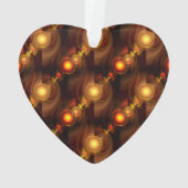 Gold Modern Boho Elegant Abstract Art Pattern #501 Ornament (achterkant)