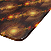 Gold Modern Boho Elegant Abstract Art Pattern #501 Snijplank (Hoek)