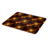Gold Modern Boho Elegant Abstract Art Pattern #501 Snijplank (Hoek)
