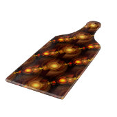 Gold Modern Boho Elegant Abstract Art Pattern #501 Snijplank (Hoek)
