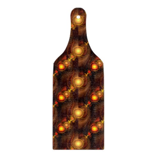 Gold Modern Boho Elegant Abstract Art Pattern #501 Snijplank (Voorkant)