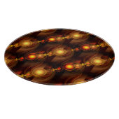Gold Modern Boho Elegant Abstract Art Pattern #501 Snijplank (Hoek)
