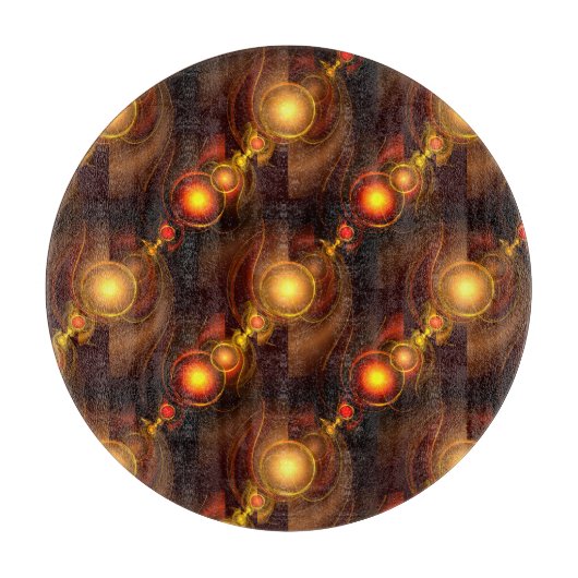 Gold Modern Boho Elegant Abstract Art Pattern #501 Snijplank (Voorkant)